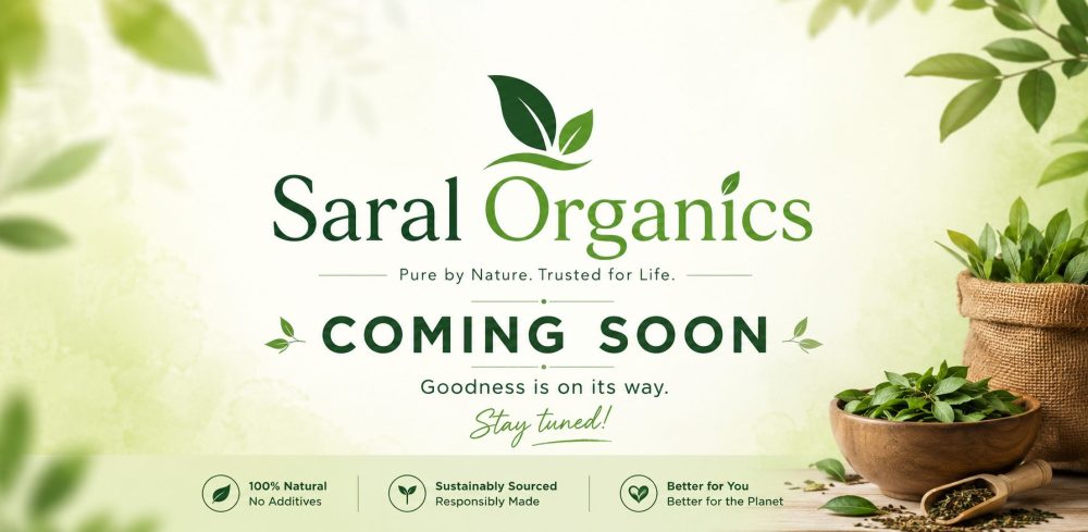  Saral Organics  Home Banner